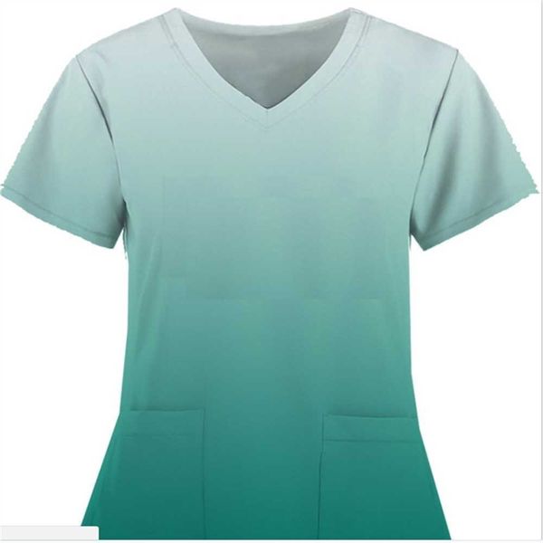 gradient color women's nursing scrubs t shirt short sleeve uniforms v-neck pocket nurse tshirts i love nursing medical student rn tee, White
gradient color women's nursing scrubs t shirt short sleeve uniforms v-neck pocket nurse tshirts i love nursing medical student rn tee, White