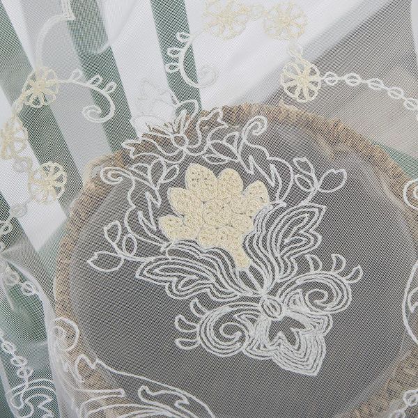 screen embroidery tulle sheer yarn gauze curtains for living room bedroom transparent white curtain finished products
screen embroidery tulle sheer yarn gauze curtains for living room bedroom transparent white curtain finished products