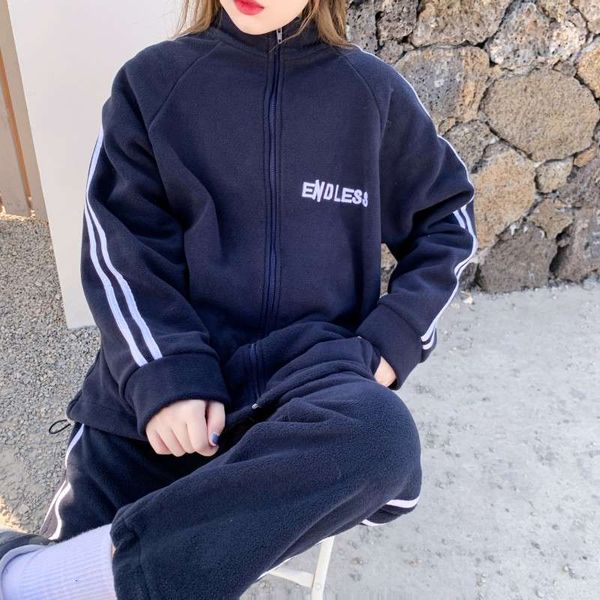 fall / winter 2020 new plush thickened leisure sports women hip hop fashion two piece suit for students and boys, Gray
fall / winter 2020 new plush thickened leisure sports women hip hop fashion two piece suit for students and boys, Gray
