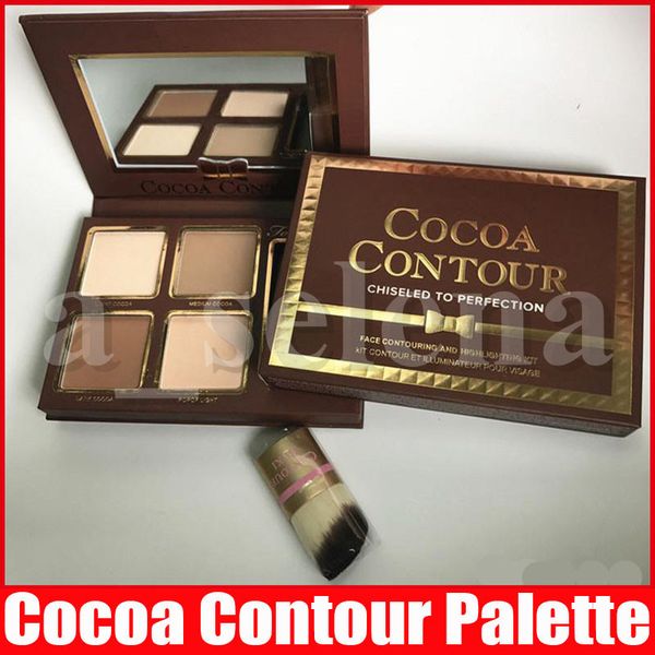cocoa contour kit highlighters palette nude color cosmetics face concealer makeup chocolate eyeshadow with contour buki brush
cocoa contour kit highlighters palette nude color cosmetics face concealer makeup chocolate eyeshadow with contour buki brush