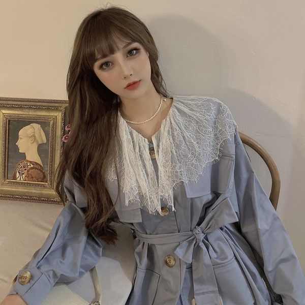 autumn 2020 new french design sense sleeve windbreaker coat loose medium and long women's wear
autumn 2020 new french design sense sleeve windbreaker coat loose medium and long women's wear