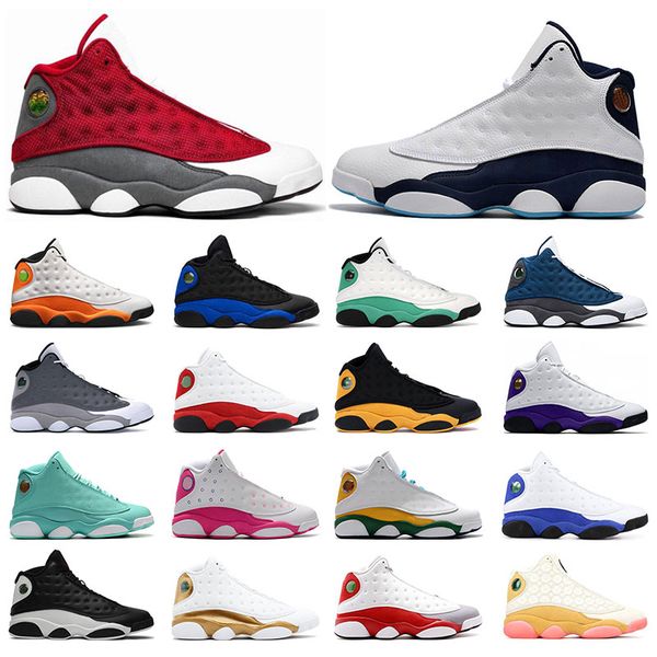 new mens sneakers basketball shoes 13 13s dark powder blue red flint hyper royal bred lucky green atmosphere grey womens sports trainers, White;red
new mens sneakers basketball shoes 13 13s dark powder blue red flint hyper royal bred lucky green atmosphere grey womens sports trainers, White;red