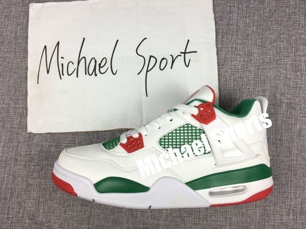 4s green red 4 nrg basketball white sneakers new 2019 sport shoes mens trainers with box, Black
4s green red 4 nrg basketball white sneakers new 2019 sport shoes mens trainers with box, Black