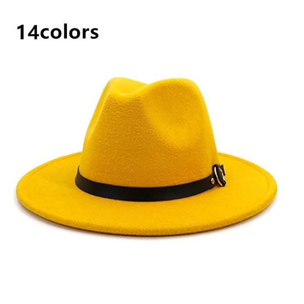 women winter wide brim fedora hat black belt with metal buckle panama fedoras fashion jazz hat 56-58cm wholesale, Blue;gray
women winter wide brim fedora hat black belt with metal buckle panama fedoras fashion jazz hat 56-58cm wholesale, Blue;gray