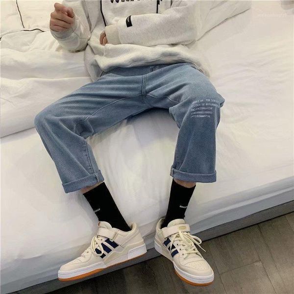 men's jeans autumn and winter 2021 fashion loose straight wide leg pants casual long men korean teenagers denim jeans1, Blue
men's jeans autumn and winter 2021 fashion loose straight wide leg pants casual long men korean teenagers denim jeans1, Blue