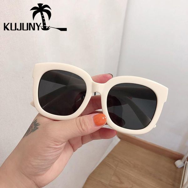 sunglasses kujuny vintage round sun glasses for women ladies retro oversized big frame eyewears shades eyeglasses uv4001, White;black
sunglasses kujuny vintage round sun glasses for women ladies retro oversized big frame eyewears shades eyeglasses uv4001, White;black