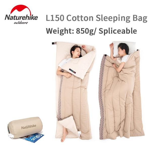 naturehike l150 envelope sleeping bag spliceable camping cotton sleeping bag breathable 850g ultralight 3 seasons quilt travel
naturehike l150 envelope sleeping bag spliceable camping cotton sleeping bag breathable 850g ultralight 3 seasons quilt travel