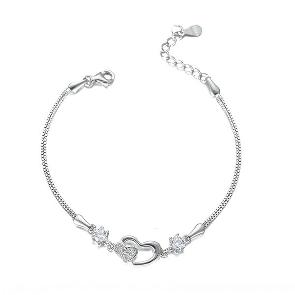 gp2ig fashionable bracelet full of heart-shaped 925 sterling silver braceletladies can wear bracelet fashionable double heart temperament br, Golden;silver
gp2ig fashionable bracelet full of heart-shaped 925 sterling silver braceletladies can wear bracelet fashionable double heart temperament br, Golden;silver