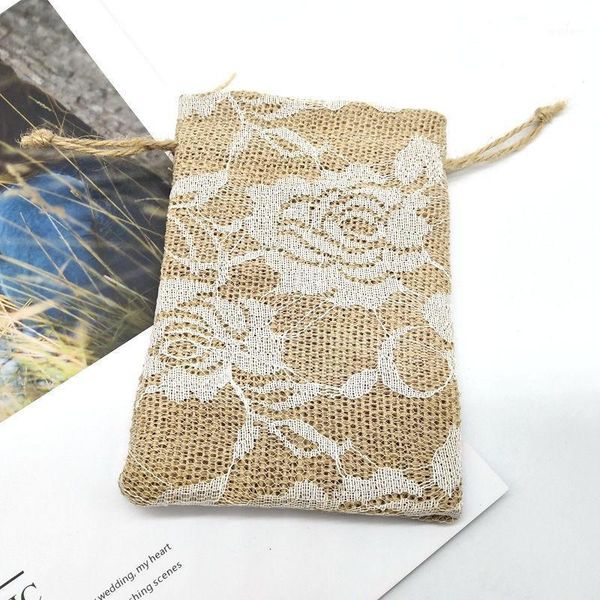 gift wrap 1pcs 10*15cm vintage jute burlap drawstring lace storage bag jewelry candy small hessian wedding party decoration 625431
gift wrap 1pcs 10*15cm vintage jute burlap drawstring lace storage bag jewelry candy small hessian wedding party decoration 625431