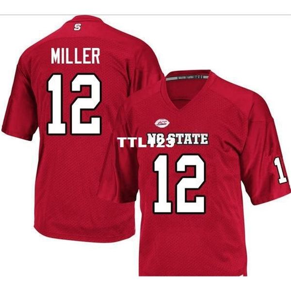 2019 new 3421 nc state wolfpack brock miller #12 real full embroidery college jersey size s-4xl or custom any name or number jersey, Black
2019 new 3421 nc state wolfpack brock miller #12 real full embroidery college jersey size s-4xl or custom any name or number jersey, Black