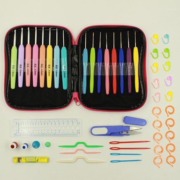 sewing manual weaving tool crochet kit yarn knitting needles sewing full set knit gauge scissors stitch holders diy craft1, Black
sewing manual weaving tool crochet kit yarn knitting needles sewing full set knit gauge scissors stitch holders diy craft1, Black