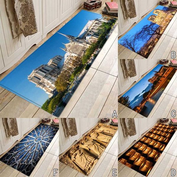 Kitchen anti-slip mat Home Decor Notre Dame de Paris Pattern Square flannel floor rug FLeece Bathroom Rug Easy to Washable 5.9
Kitchen anti-slip mat Home Decor Notre Dame de Paris Pattern Square flannel floor rug FLeece Bathroom Rug Easy to Washable 5.9