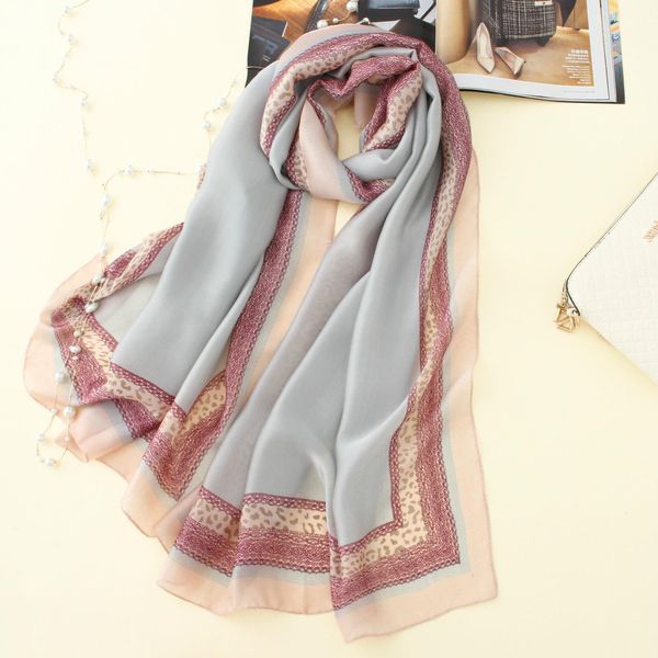 2020 new brand women scarf fashion summer soft print long size shawls silk scarves lady pashmina bandanas 19080cm wmtqda bdesybag, Blue;gray
2020 new brand women scarf fashion summer soft print long size shawls silk scarves lady pashmina bandanas 19080cm wmtqda bdesybag, Blue;gray