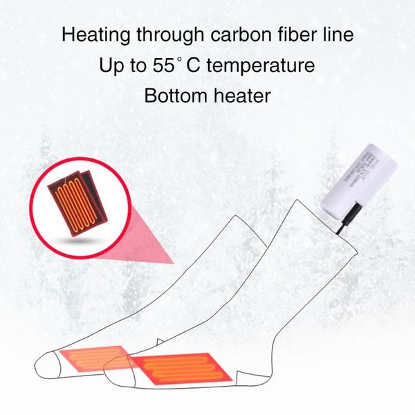 мужчины женщины перезаряжаемый безопасный foot warmer универсальный прочный три gears обогреваемые носки регулируемая температура электричес, Black
мужчины женщины перезаряжаемый безопасный foot warmer универсальный прочный три gears обогреваемые носки регулируемая температура электричес, Black