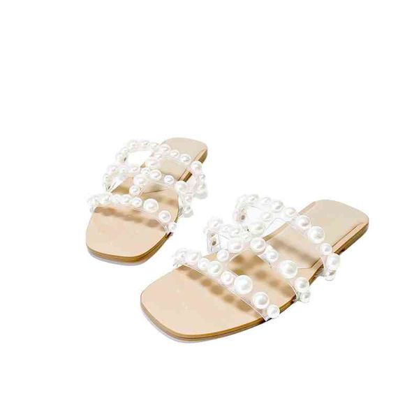 nxy slippers 2022 new wholesale womens shoes summer pearl beach slippers european and american transparent flat bottomed open toe sandals 22, Black
nxy slippers 2022 new wholesale womens shoes summer pearl beach slippers european and american transparent flat bottomed open toe sandals 22, Black