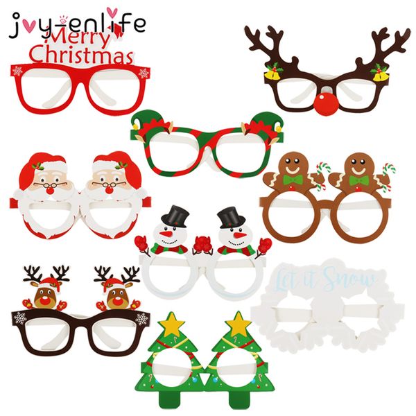 9pcs christmas glasses santa claus snowman snowflake tree elk paper glasses party p props 2020 christmas decoration for home
9pcs christmas glasses santa claus snowman snowflake tree elk paper glasses party p props 2020 christmas decoration for home