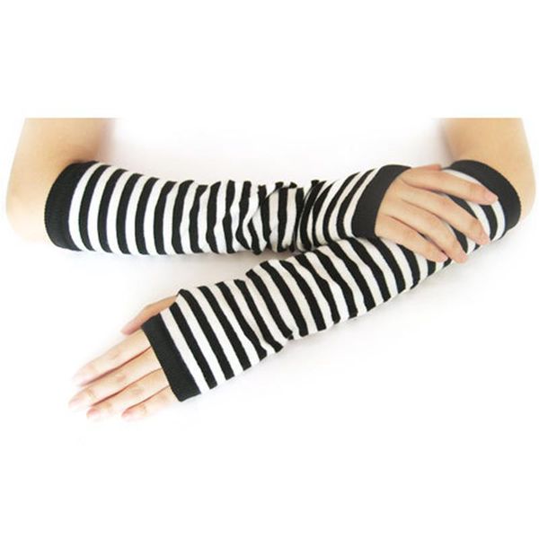 five fingers gloves fashion long women stretchy knitting striped fingerless mitten winter warm soft female for outdoor, Blue;gray
five fingers gloves fashion long women stretchy knitting striped fingerless mitten winter warm soft female for outdoor, Blue;gray