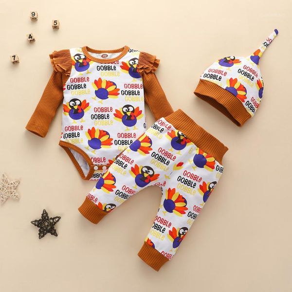 3pcs newborn thanksgiving turkey romper pants hat cap ruffle sleeve outfits infant baby boy girl winter/autumn clothes set1, White
3pcs newborn thanksgiving turkey romper pants hat cap ruffle sleeve outfits infant baby boy girl winter/autumn clothes set1, White