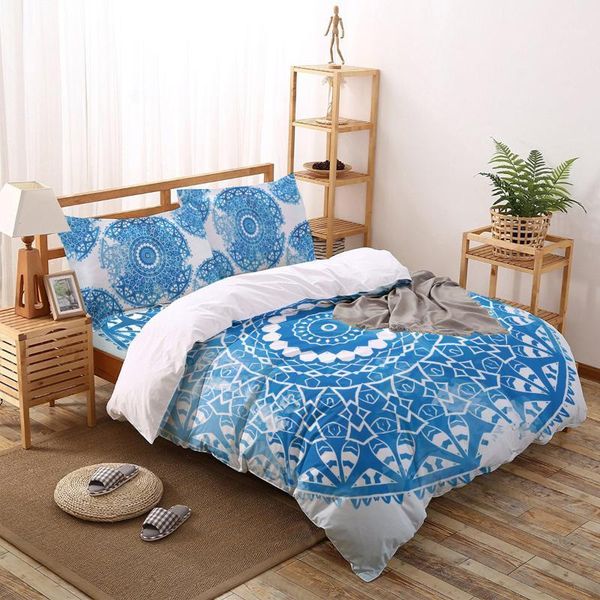 mandala shabby retro ethnic style bedding set four sets of customized bed sheets bedding sets set luxury1