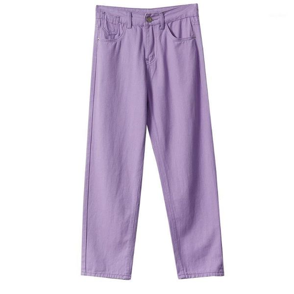 2020 new purple casual high waist women female trousers outwear pure color ankle length straight pants1, Black;white
2020 new purple casual high waist women female trousers outwear pure color ankle length straight pants1, Black;white