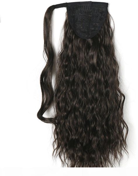 i's a 22" 140g 4 colors available fiber human hair fake hair wrap around ponytail extensions for women, Black
i's a 22" 140g 4 colors available fiber human hair fake hair wrap around ponytail extensions for women, Black