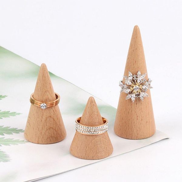simple unpainted wooden ring holder jewelry display rack cone shape bracket showcase organizer diy cradts accessories, Pink;blue
simple unpainted wooden ring holder jewelry display rack cone shape bracket showcase organizer diy cradts accessories, Pink;blue