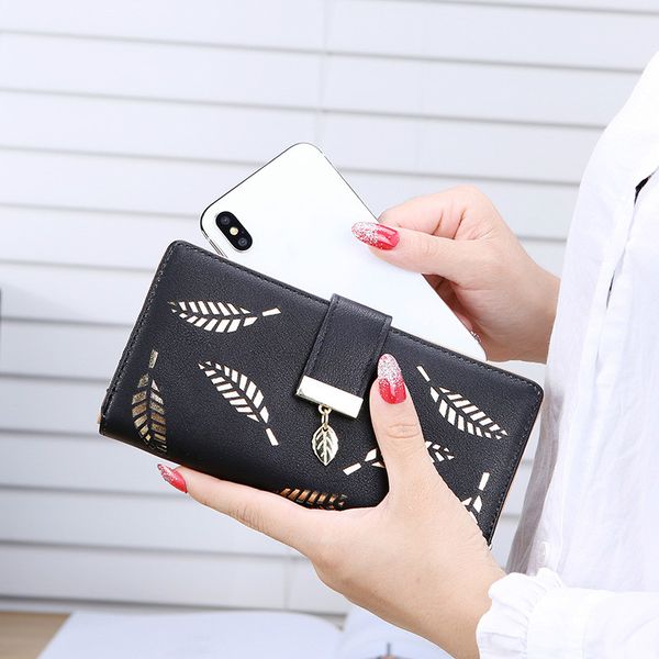 women hollow wallet for wallet purse mujer leaves long pouch coin female women handbag purse holders card cartera gold lamqs
women hollow wallet for wallet purse mujer leaves long pouch coin female women handbag purse holders card cartera gold lamqs
