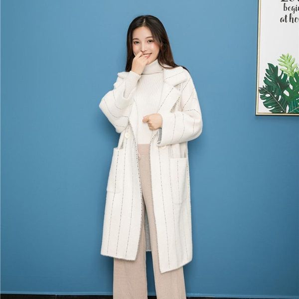 women's trench coats 2021 women long cardigans autumn winter stripe knitting sweater female over sized shawl cape coat, Tan;black
women's trench coats 2021 women long cardigans autumn winter stripe knitting sweater female over sized shawl cape coat, Tan;black