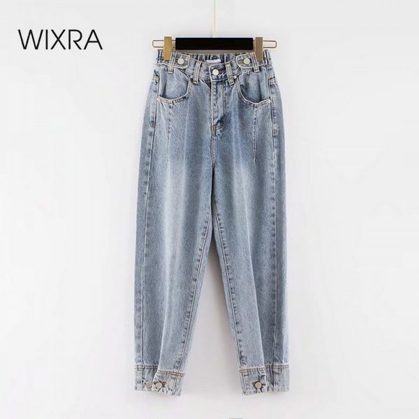 wixra stylish jeans pants female elastic high waist jeans straight bf casual button denim pants womens streetwear summer autumn, Blue
wixra stylish jeans pants female elastic high waist jeans straight bf casual button denim pants womens streetwear summer autumn, Blue