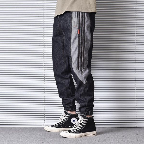 japanese style fashion men jeans loose fit stripe designer denim cargo pants hombre harem trousers streetwear hip hop jeans men1, Blue
japanese style fashion men jeans loose fit stripe designer denim cargo pants hombre harem trousers streetwear hip hop jeans men1, Blue