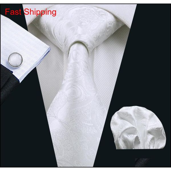 stylish white ties set fancy pattern pocket square cufflinks jacquard woven business formal work meeting qylsar new_dhbest, Black;blue 
stylish white ties set fancy pattern pocket square cufflinks jacquard woven business formal work meeting qylsar new_dhbest, Black;blue