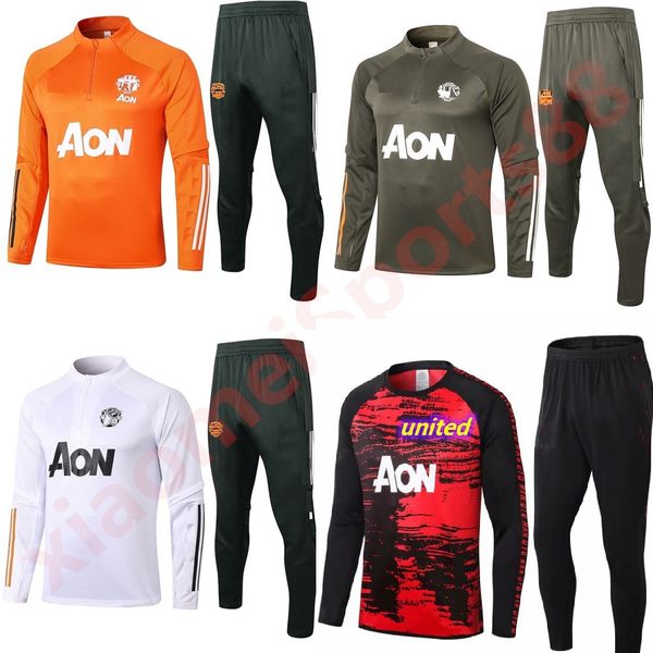 20 21 man utd soccer tracksuit training suit survetement 2020 2021 rashford pogba b.fernandes united football jacket jogging set, Black
20 21 man utd soccer tracksuit training suit survetement 2020 2021 rashford pogba b.fernandes united football jacket jogging set, Black
