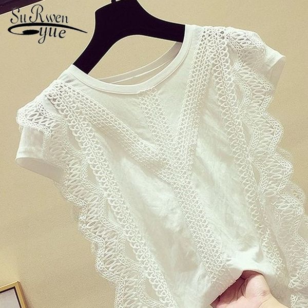 womens clothing blouses for woman short sleeve 4xl plus size shirts white black solid ladies lace hollow out 4835 50 y200828
womens clothing blouses for woman short sleeve 4xl plus size shirts white black solid ladies lace hollow out 4835 50 y200828