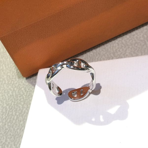 fashion classic pig nose open design ring high-end sterling silver material exquisite simple and versatile ring ing, Red;brown
fashion classic pig nose open design ring high-end sterling silver material exquisite simple and versatile ring ing, Red;brown