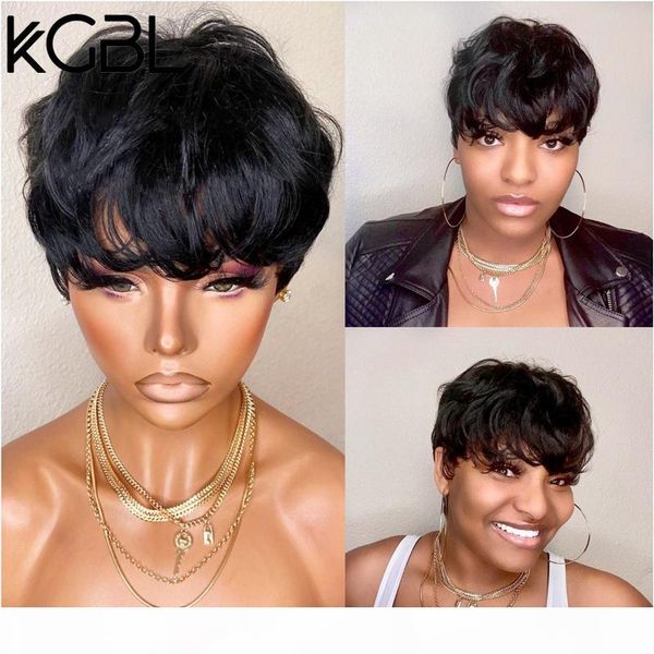 kgbl 13*4 pixie natural color lace front human hair wigs 8'' 150 180 density with baby hair brazilian non-remy medium ratio wigs, Black;brown
kgbl 13*4 pixie natural color lace front human hair wigs 8'' 150 180 density with baby hair brazilian non-remy medium ratio wigs, Black;brown