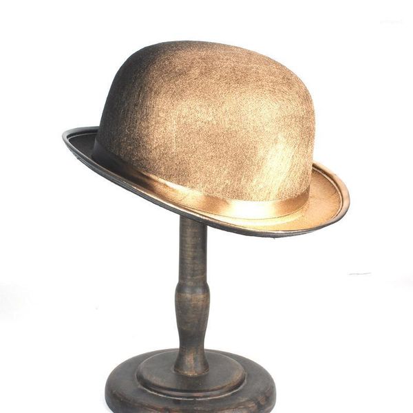 wide brim hats women men gold steampunk bowler hat er fedora cosplay magician billycock groom size 58cm1, Blue;gray
wide brim hats women men gold steampunk bowler hat er fedora cosplay magician billycock groom size 58cm1, Blue;gray