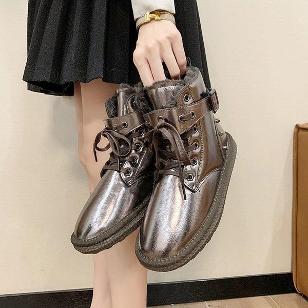 bottes femme 2020 новые зимние ботинки снега женские туфли кожа pu сохранить теплые украшения заклепки женские ботильоны mujer, Black
bottes femme 2020 новые зимние ботинки снега женские туфли кожа pu сохранить теплые украшения заклепки женские ботильоны mujer, Black