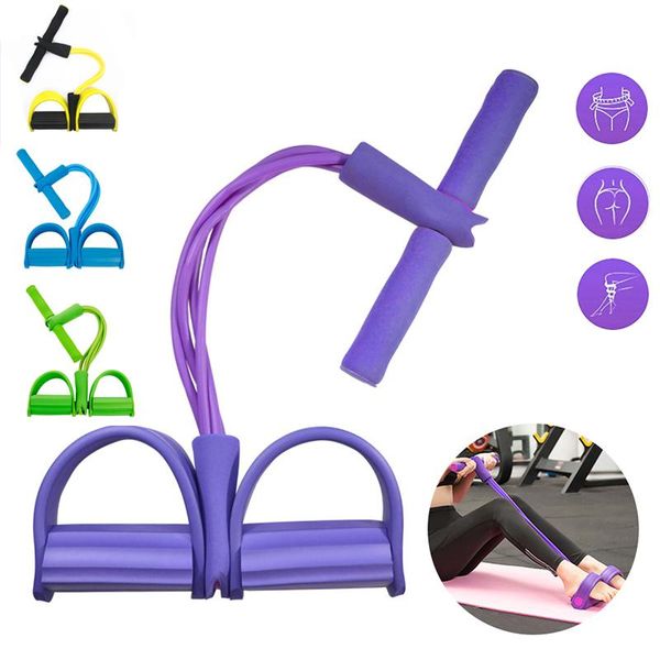 resistance bands 4 tube latex elastic pull rope pedal exerciser sit-up expander muscle slimming fitness workout
resistance bands 4 tube latex elastic pull rope pedal exerciser sit-up expander muscle slimming fitness workout
