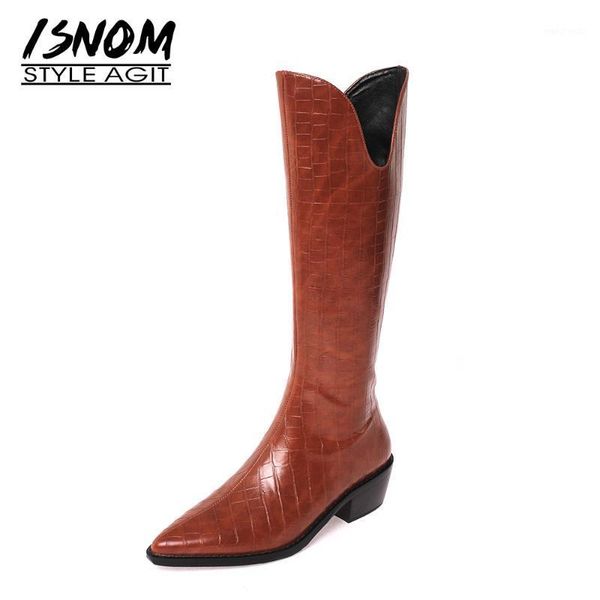 isnom 2020 new western mid-calf boots pointed toe thick heels booties zip emboss women cowboy shoes winter boots cowgirl1, Black
isnom 2020 new western mid-calf boots pointed toe thick heels booties zip emboss women cowboy shoes winter boots cowgirl1, Black