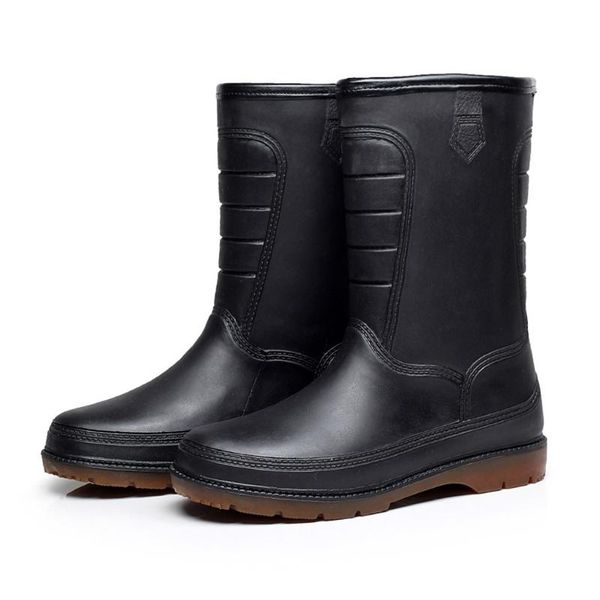 men shoes fashion boots men zapatos de hombre short tube non-slip waterproof shoes rain boots plush warm fishing, Black
men shoes fashion boots men zapatos de hombre short tube non-slip waterproof shoes rain boots plush warm fishing, Black