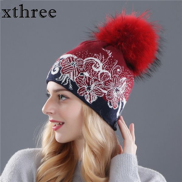 xthree winter beanies wool knitting for women real mink fur pom poms skullies girls hat y200102 s, Blue;gray
xthree winter beanies wool knitting for women real mink fur pom poms skullies girls hat y200102 s, Blue;gray