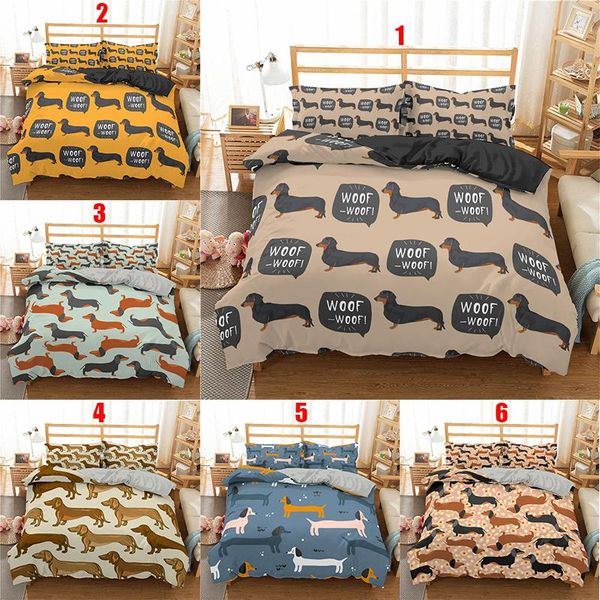 zeimon bedding set 2/3pc 3d dachshund animal duvet cover set with pillowcase bedclothes luxury home decor for kids gift
zeimon bedding set 2/3pc 3d dachshund animal duvet cover set with pillowcase bedclothes luxury home decor for kids gift