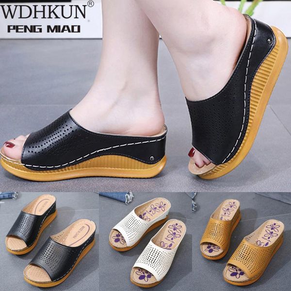 dress shoes woman sandals high heels women flat casual summer 2021 genuine platform slippers, Black
dress shoes woman sandals high heels women flat casual summer 2021 genuine platform slippers, Black