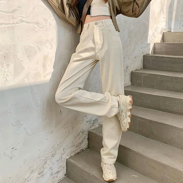 spring women jeans straight trousers vintage high waist all-match loose denim pants retro loose trousers full-length jeans, Black;white
spring women jeans straight trousers vintage high waist all-match loose denim pants retro loose trousers full-length jeans, Black;white