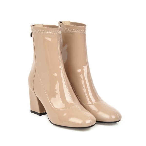 women side zipper martin boots comfortable mid heel ankle fashion warm winter shoes black red white women y200723
women side zipper martin boots comfortable mid heel ankle fashion warm winter shoes black red white women y200723