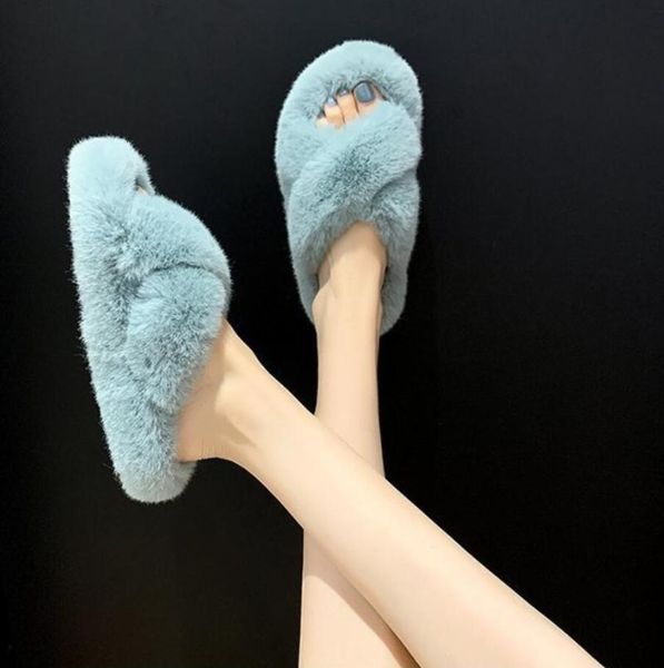 women cross slippers woman plush soft fur female slippers candy colored ladies flat shoes home new warm winter casual shoes, Black
women cross slippers woman plush soft fur female slippers candy colored ladies flat shoes home new warm winter casual shoes, Black