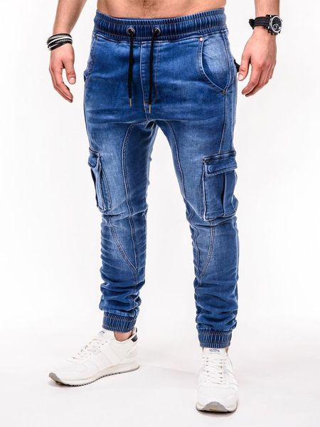 man hip hop streetwear harem jeans leisure cool designer brand denim pants casual upon stretch slim fit trousers, Blue
man hip hop streetwear harem jeans leisure cool designer brand denim pants casual upon stretch slim fit trousers, Blue