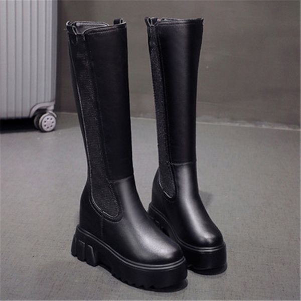 2021 new female winter comfortable zip knee high-toe toe keep warm black-white boots 10cm shoes upd4
2021 new female winter comfortable zip knee high-toe toe keep warm black-white boots 10cm shoes upd4