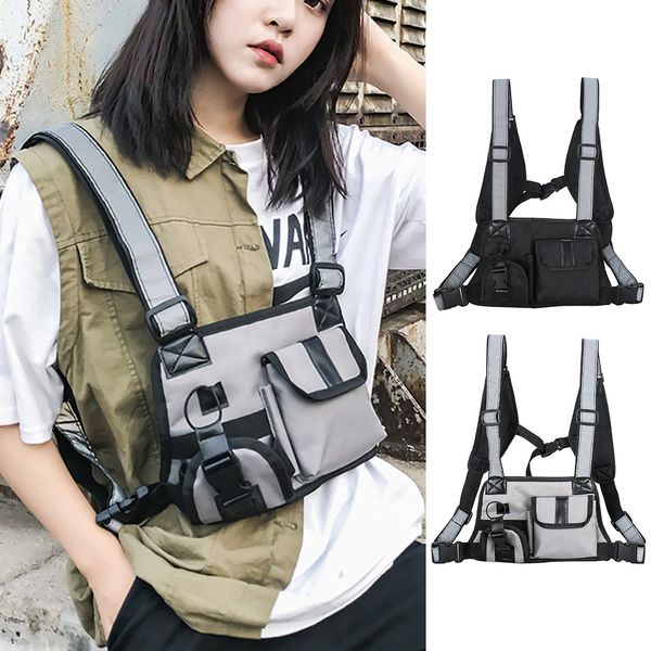 fashion black tactical bag multi-function function chest bag strap vest bag backpack
fashion black tactical bag multi-function function chest bag strap vest bag backpack