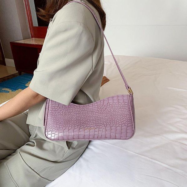 shoulder bags retro alligator pattern for women 2021 pu leather irregular shape underarm bolsa mujer female baguette bag
shoulder bags retro alligator pattern for women 2021 pu leather irregular shape underarm bolsa mujer female baguette bag